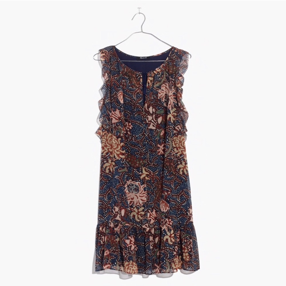 Madewell mini silky shift dress, size XL